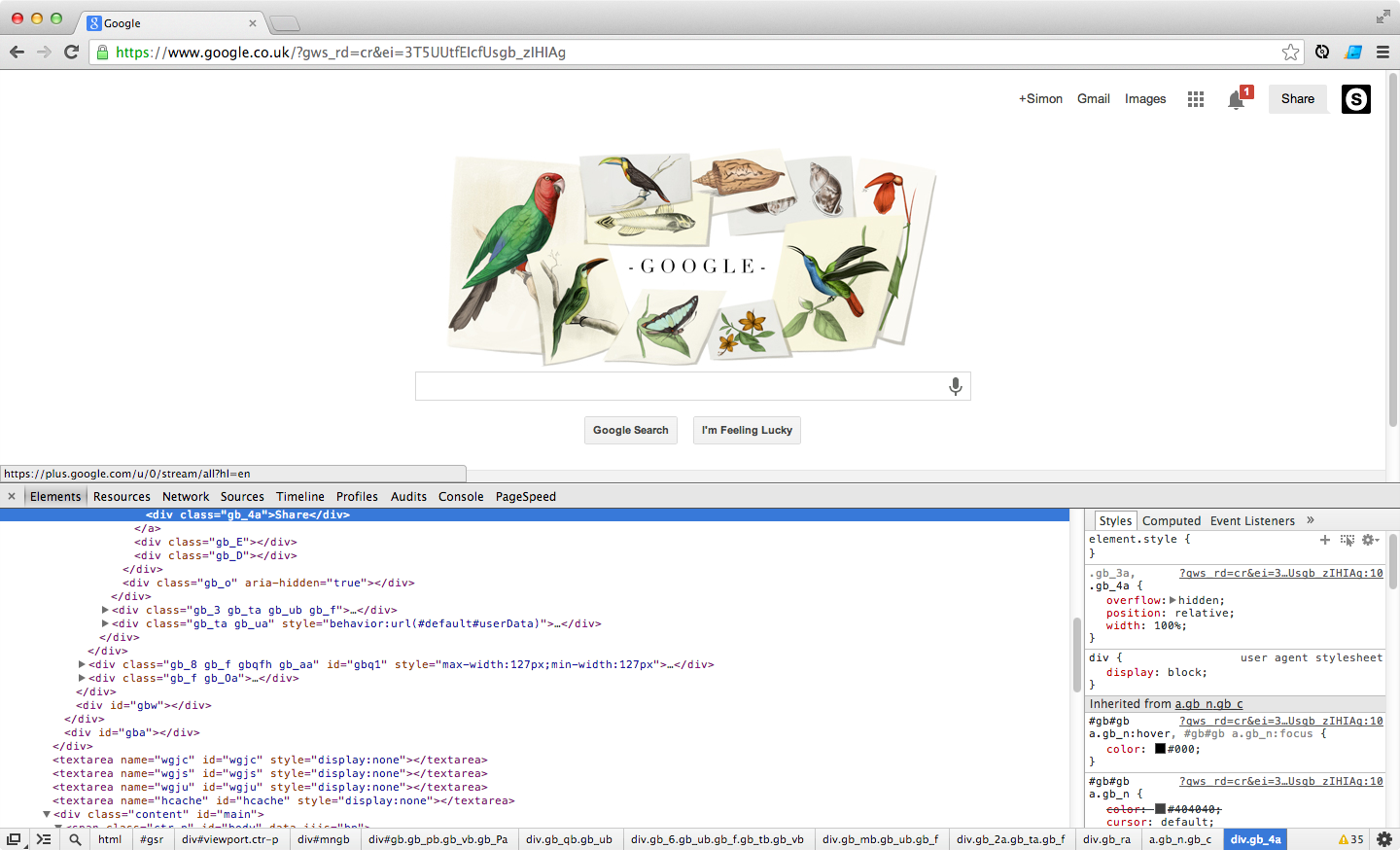 chrome developer tools twitter video