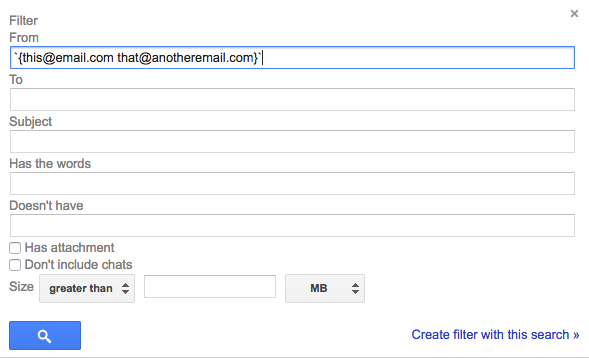 Gmail Filters